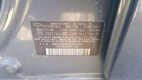 2009 Hyundai Elantra — vehicle photo 6