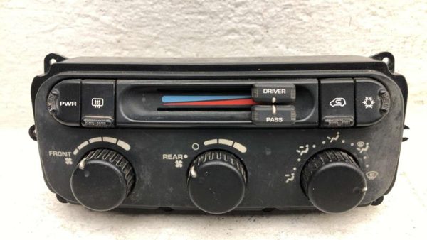 2003 Dodge Caravan Temperature Control Module In Dash Heater Ac Head Unit Oem — photo 1