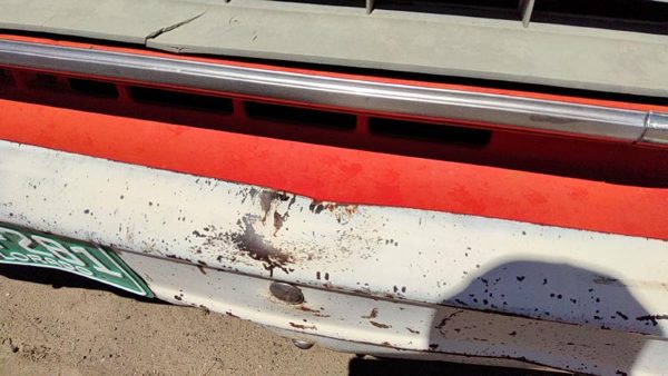 1973-1980 Chevy Silverado K10 Front Lower Grille Filler Trim Oem Orange 06270858 — photo 3