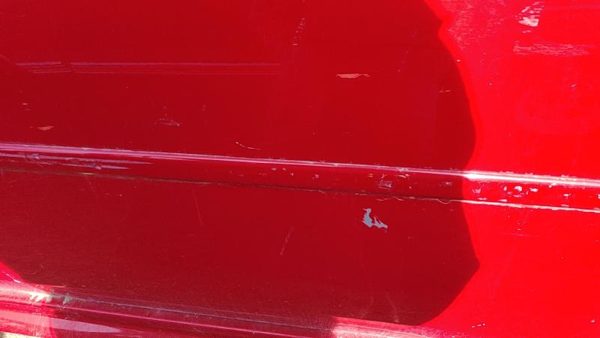 06-16 Chevy Impala Driver Left Rear Moulding From Door Back Trim Strip Red 74U — photo 4