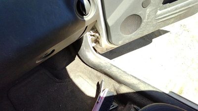 04-08 Pontiac Grand Prix Passenger Right Lower Kick Trim Panel Oem Pewter 69B