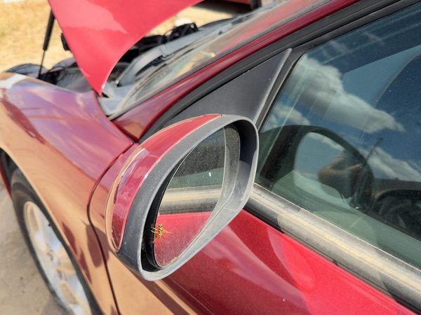 00-07 Taurus Driver Left Power Side Mirror Door Mounted Oem Without Heat Red — photo 4
