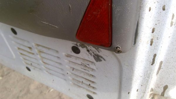 92-97 Ford F450 Passenger Right Front Inside Door Trim Panel Only Oem Gray — photo 9