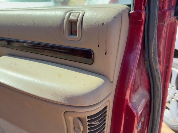 96-97 Town & Country Right Front Door Trim Panel With Switches Leather Tan Flk5 — photo 4