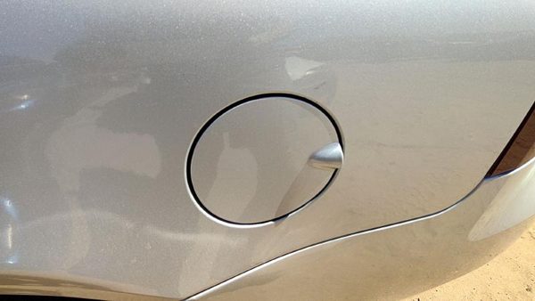 04-08 Pontiac Grand Prix Fuel Tank Door With Hinge Gas Lid Oem Filler Silver 12U — photo 3