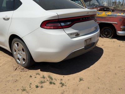 2013-2016 Dodge Dart Rear Bumper Cover Assembly Oem Back White Pw7 1Sx75Tzzaa