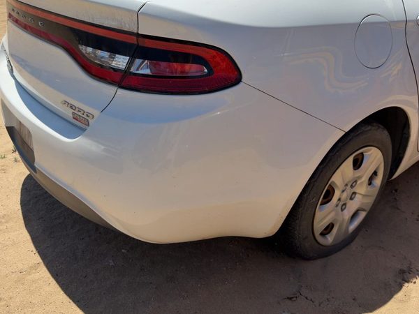 2013-2016 Dodge Dart Rear Bumper Cover Assembly Oem Back White Pw7 1Sx75Tzzaa — photo 3