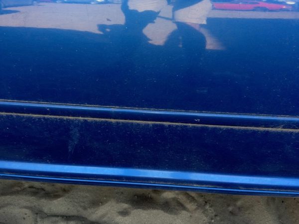 99-05 Vw Jetta Passenger Right Front Moulding From Door Oem Without Chrome Blue — photo 6
