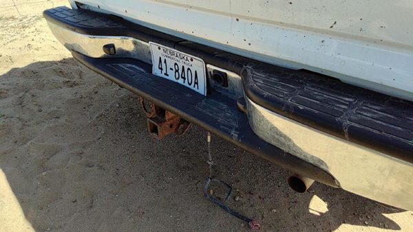 2005 GMC Sierra Rear Bumper Assembly 1500 Hd White 50U — photo 4