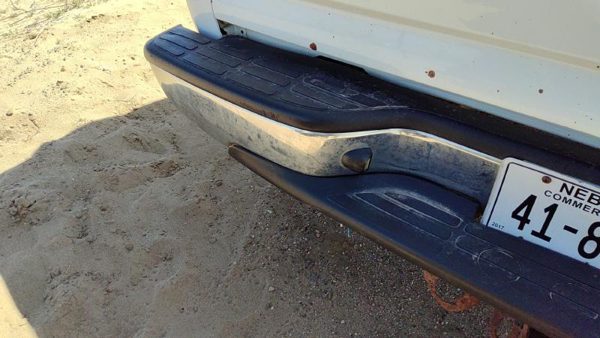 2005 GMC Sierra Rear Bumper Assembly 1500 Hd White 50U — photo 6