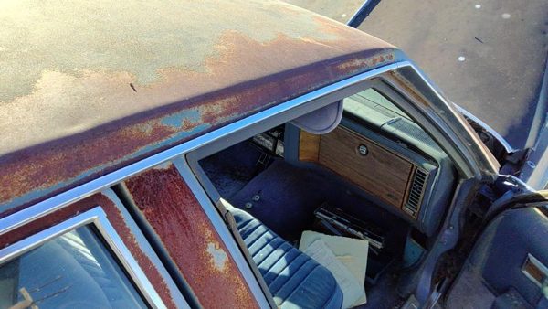 1984 Deville Sedan Passenger Right Drip Rail Molding Chrome Trim Above Doors Oem — photo 4