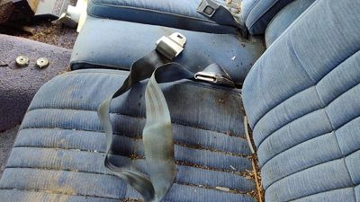 1980-1984 Deville Sedan Driver Left Front Seat Belt Buckle Receiver Oem Blue