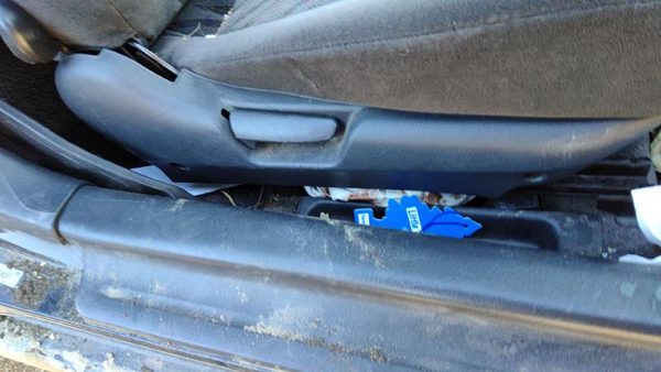 1996-2000 Honda Civic Passenger Right Side Seat Trim Panel Oem Gray Coupe — photo 4