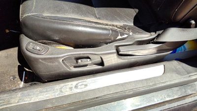 09 Pontiac G6 Gxp Coupe Driver Left Side Power Seat Switch With Trim Panel Ebony