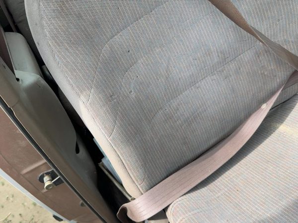 92-97 Ford F250 Passenger Right Front Seat Belt Retractor Oem Shoulder Brown Rk — photo 2