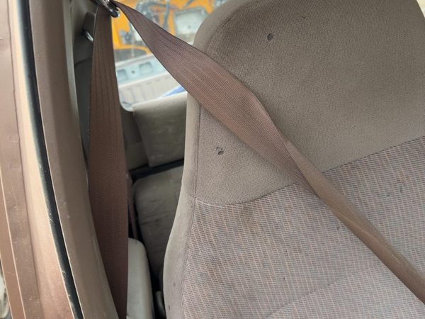 92-97 Ford F250 Passenger Right Front Seat Belt Retractor Oem Shoulder Brown Rk — photo 4