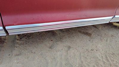 78-79 Ford F150 Passenger Right Front Lower Moulding From Door Oem Trim Strip