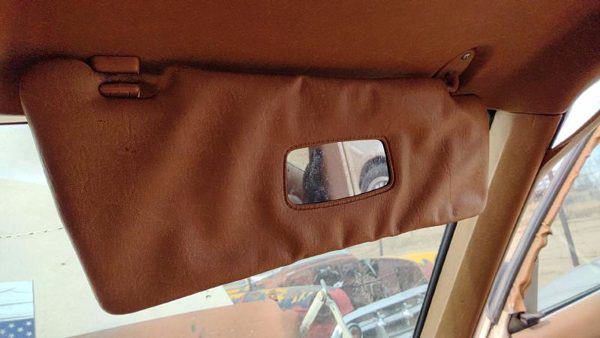 1979-1985 Mercedes 300Td Passenger Right Sun Visor Oem Brown — photo 4