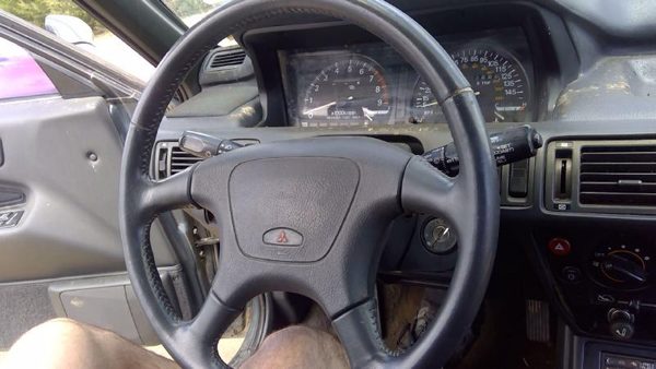89-93 Mitsubishi Galant Vr-4 Steering Wheel Assembly Oem Awd Black — photo 5