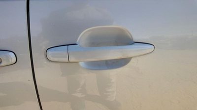 2004-2010 Toyota Sienna Driver Left Rear Outside Door Handle Oem Back White 071