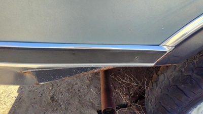 1980-1986 Ford F150 Passenger Right Rear Moulding On Rear Of Box Oem