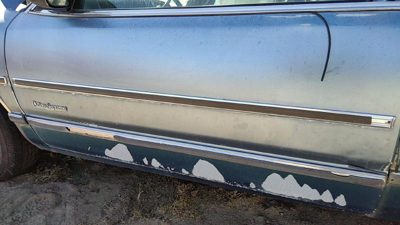 88-91 Olds Cutlass Cierra Driver Left Front Moulding From Door Oem Trim Strip