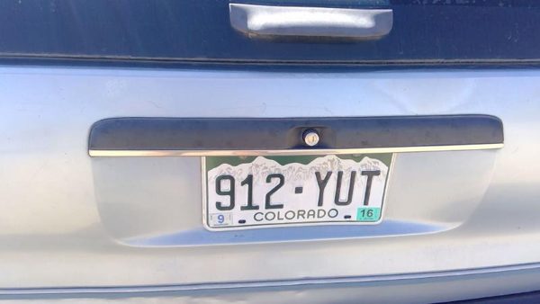 1991-1996 Chevy Caprice License Plate Trim Surround Panel Oem Tail Trunk Finish — photo 5
