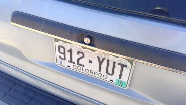 1991-1996 Chevy Caprice License Plate Trim Surround Panel Oem Tail Trunk Finish — photo 9