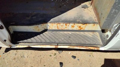 2006 Sprinter Van 3500 Passenger Right Rear Back Lower Sill Step Kick Trim Panel