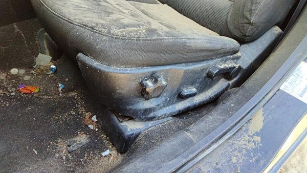 2010 Fusion Driver Left Side Power Seat Switch With Trim Panel Dw Charcoal Black — photo 3