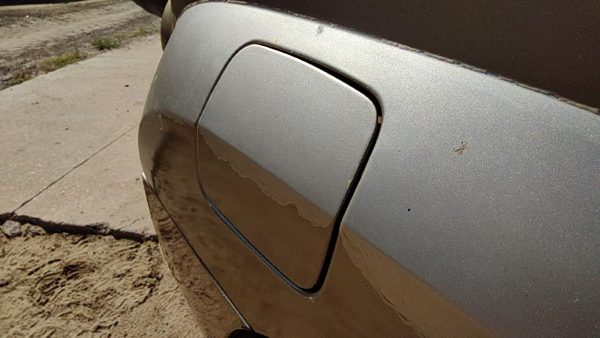 2006-11 Chevy Hhr Fuel Tank Door With Hinge Gas Lid Oem Filler Gold 15U 15852251 — photo 3