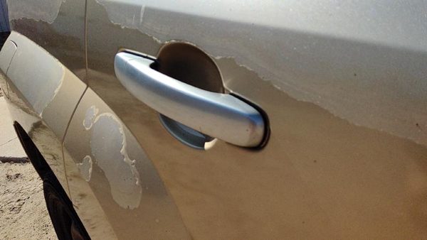 2006 Chevrolet HHR Outside Door Handle RH Chevy Gold 15U — photo 2