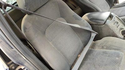 02-03 Jeep Liberty Passenger Right Front Seat Belt Retractor Shoulder Gray M5dv
