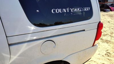 2005-2009 Chevy Uplander Driver Left Rear Door Roller Moulding Oem White 50U