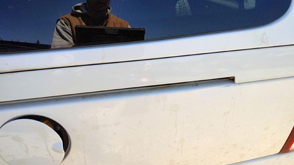2005-2009 Chevy Uplander Driver Left Rear Door Roller Moulding Oem White 50U — photo 3