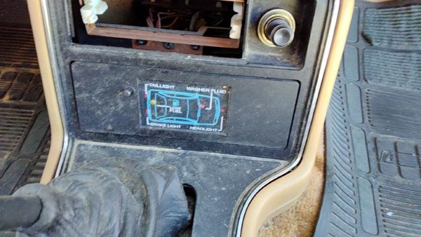 1984-1987 Ford Tempo Indicator Screen Panel Display Oem — photo 2