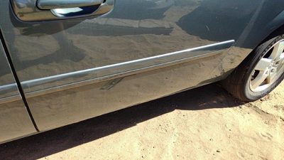 07 Caravan Driver Left Rear Moulding From Door Oem Back Trim Strip Magnesium Ppk
