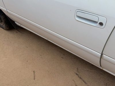 00 Camry Driver Left Front Moulding From Door Oem 4-Door Sedan Le V6 White 040
