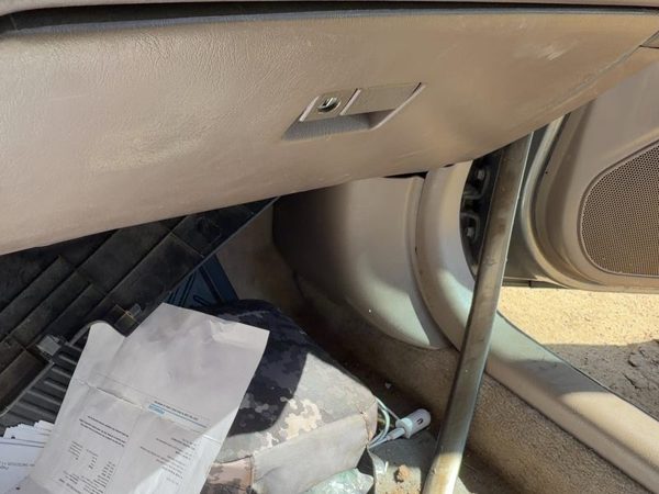 1997-2001 Toyota Camry Passenger Right Lower Kick Trim Panel Oak FT4 — photo 1