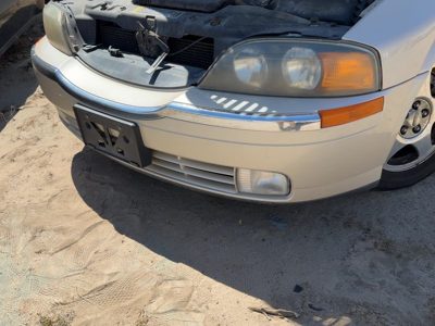 00-02 Lincoln Ls Front Bumper Cover Assembly Oem Ivory Parchment Hc Xw4z17d957aa
