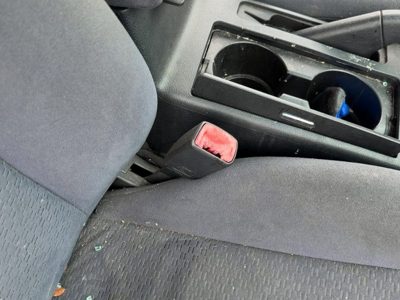 02-06 Altima Passenger Right Front Seat Belt Buckle Receiver Oem Charcoal G