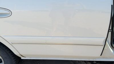 00-02 Century Passenger Right Rear Moulding From Door Oem Back Trim Strip White
