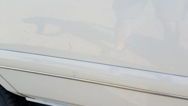 00-02 Century Passenger Right Rear Moulding From Door Oem Back Trim Strip White — photo 4