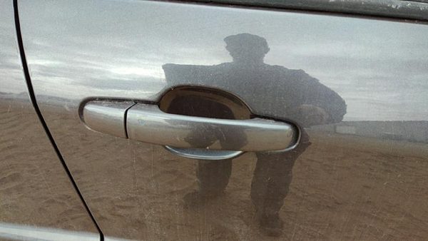 05-09 Chevy Equinox Passenger Right Front Outside Door Handle Granite Gray 44U — photo 3