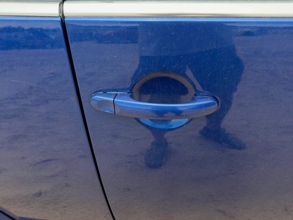 03-10 Vw Beetle Convertible Passenger Right Front Outside Door Handle Oem Blue — photo 1