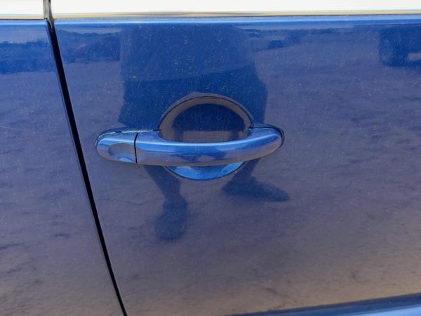 03-10 Vw Beetle Convertible Passenger Right Front Outside Door Handle Oem Blue — photo 3