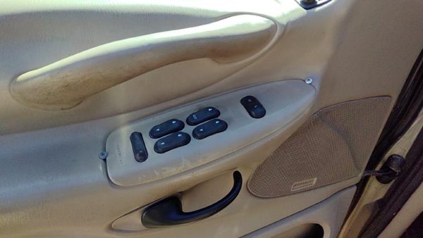 00-02 Expedition Driver Left Front Door Trim Panel With Master Switch Tan Fh — photo 4