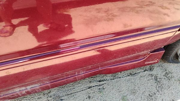 1994-96 Honda Accord Passenger Right Front Moulding From Door Oem Trim Strip Red — photo 5