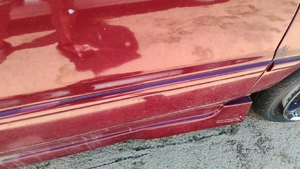 1994-96 Honda Accord Passenger Right Front Moulding From Door Oem Trim Strip Red — photo 7