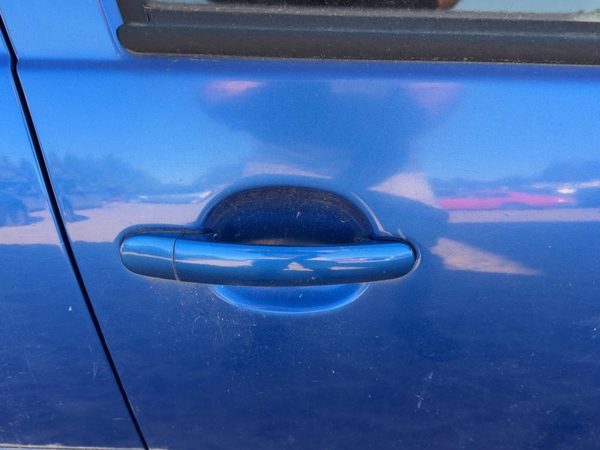 2000-2011 Vw Jetta Passenger Right Front Outside Door Handle Oem Blue — photo 3